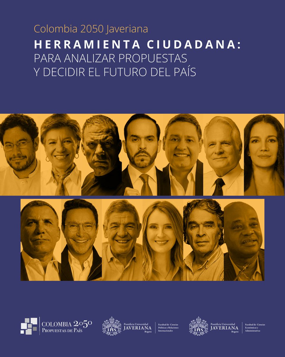 RectorJaveriana's tweet photo. A lo largo de su historia, la @UniJaveriana ha mantenido un firme compromiso con la construcción de una democracia más sólida, por ello, presentamos la "Herramienta Ciudadana Pedagógica Electoral" que busca ofrecerle a la ciudadanía un espacio riguroso y accesible para conocer, analizar y contrastar las propuestas de quienes aspiran a representarla en las próximas elecciones.

Los invito a consultarla y a hacer de este ejercicio una oportunidad para informarnos mejor, deliberar con responsabilidad y decidir con conocimiento.

Porque contribuir a una democracia en la que las personas se informan y deciden con criterio es también una forma de aportar a un mundo más justo. Esperamos que esta herramienta fortalezca el debate público y nos ayude a reconocer que, a pesar de nuestras diferencias, no somos extraños.

➡️https://t.co/nN1VR5GmPZ
