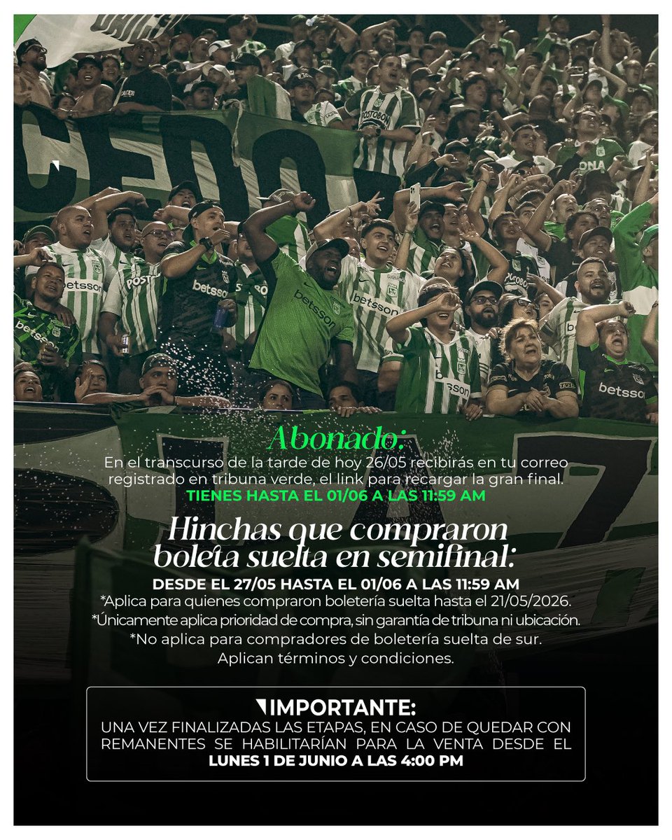 Atlético Nacional tweet media