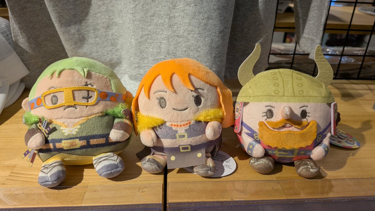 麦わらストアで発売中のエルバフ編ぬいぐるみ可愛い！！