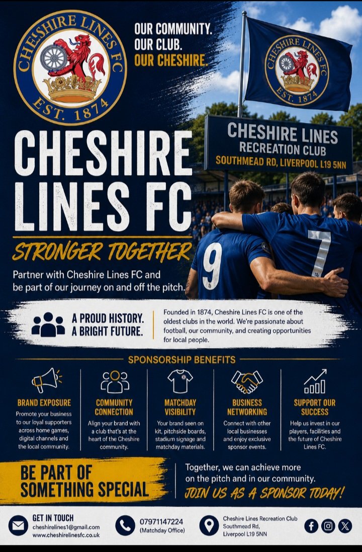 Cheshire Lines FC tweet media