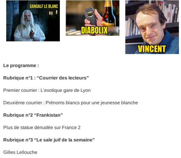 FourNinesFineK9's tweet photo. #dempart #DPS11E18" ? “Myxomatose””
Diabolix
.@G8ND8LFHH
#VincentReynouard .@reynouard1969 https://t.co/cuzKkg6oZD
Durée:
# 02:45:00.81
.@torproject https://t.co/XsWa080VFS