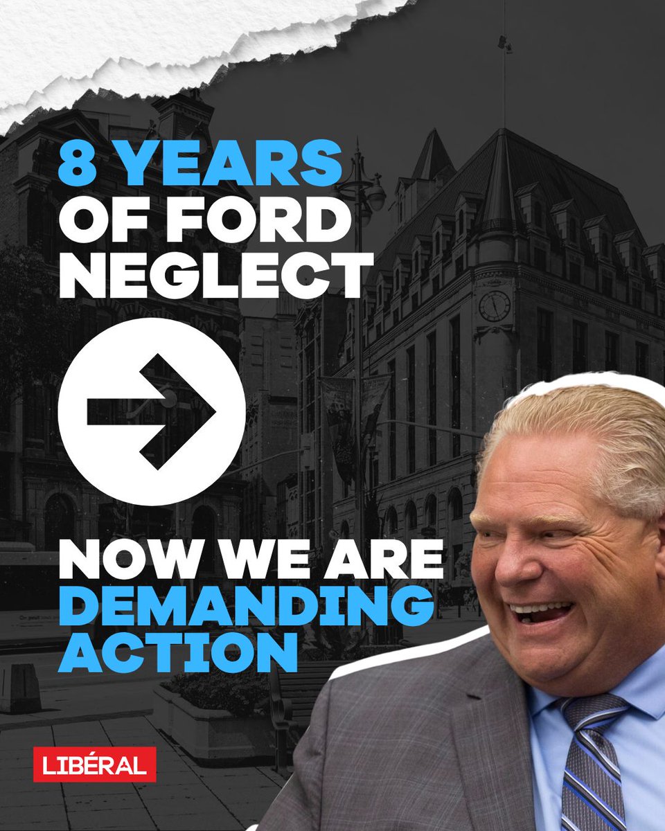 OntLiberal's tweet photo. Ottawa isn’t a priority for @fordnation and his out-of-touch government.

Ontario Liberals will always stand up for the people Ottawa.

#onpoli https://t.co/NObitifajH