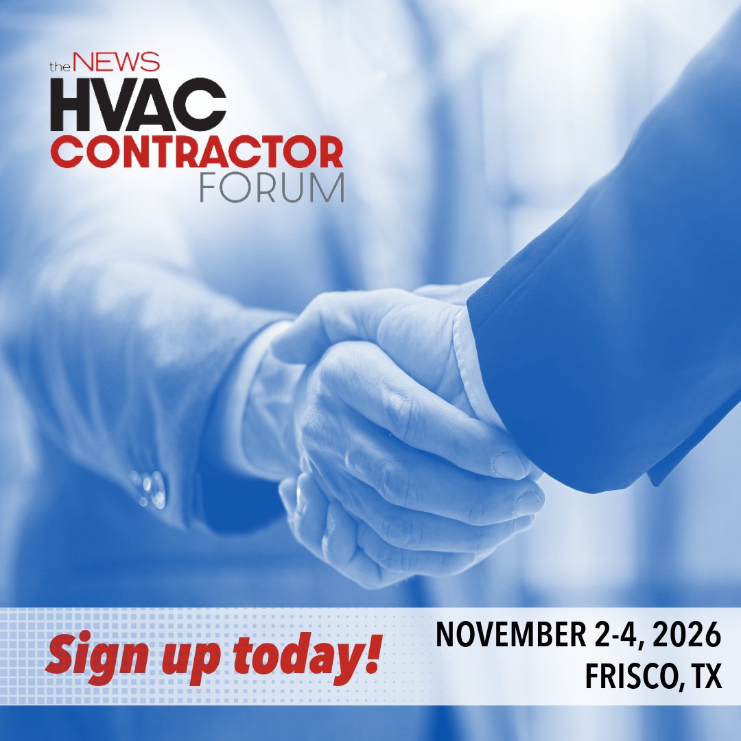 achrnews's tweet photo. Industry leaders. Real insights. Conversations that move your business forward.
 
🔧 The HVAC Contractor Forum is coming to Frisco, TX — Nov. 2–4, 2026. 

Built for residential contractors who lead from the front. Register → https://t.co/BkvtS3ZYFQ 

#HVACContractorForum #HVAC https://t.co/UCRAVrAcgf