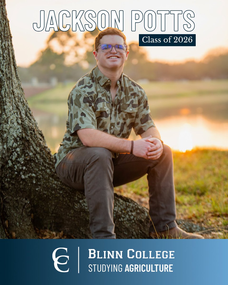 CyChristian's tweet photo. 🎓 Senior Spotlight – Jackson Potts

Jackson has been at CCS since 6th grade and will be attending Blinn College with plans to transfer to Texas A&amp;M to study Agriculture. https://t.co/bhEGBi6It4
