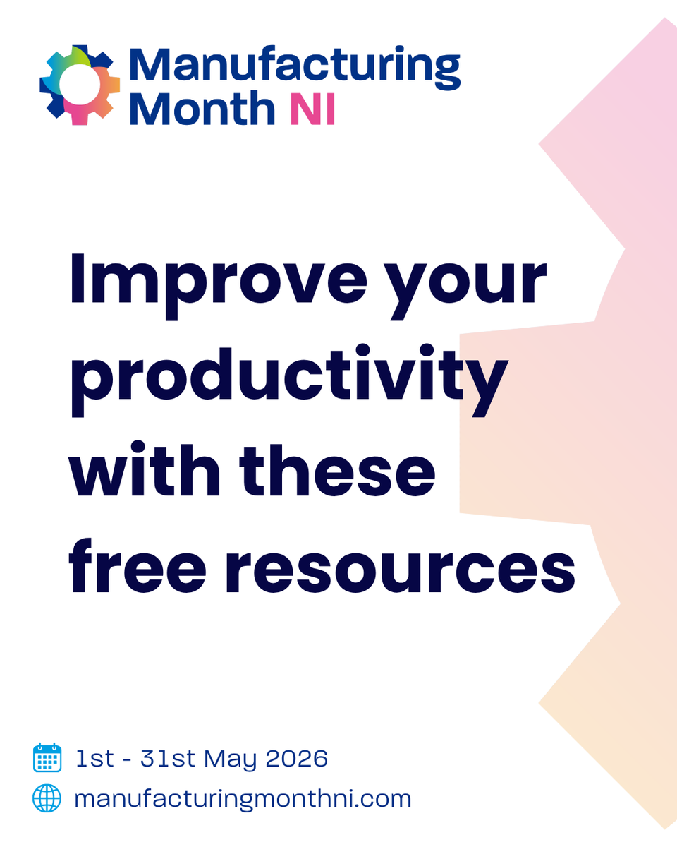 OUBelfast's tweet photo. #ManufacturingMonthNI is nearly wrapped, but there’s still time to power up your skills.

Explore free OpenLearn resources from The Open University, designed to support Northern Ireland’s manufacturing sector.

Build confidence in areas like cyber security, digital skills, sustainability, operations, finance and workplace resilience.

Start learning for free today: https://t.co/JxnWxo4r6t
