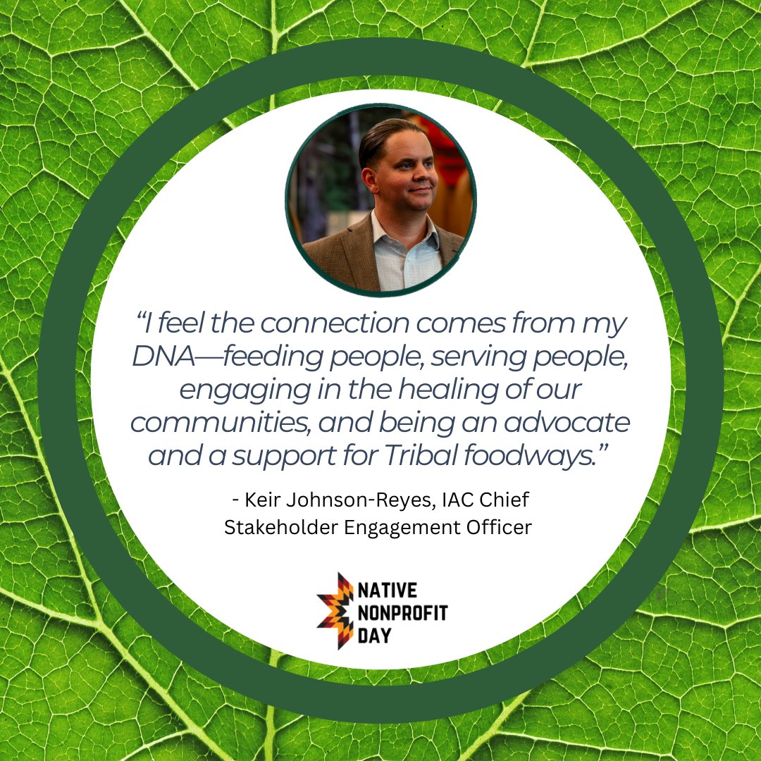 IACupdate's tweet photo. Thank you for helping us uplift agriculture to strengthen communities across Indian Country.

There’s still time to give at https://t.co/nrkQu1oYqQ.
@nativewaysfederation 

 #NativeNonprofitDay #SupportNativeLed #GiveNative https://t.co/G3E0e6qpt2