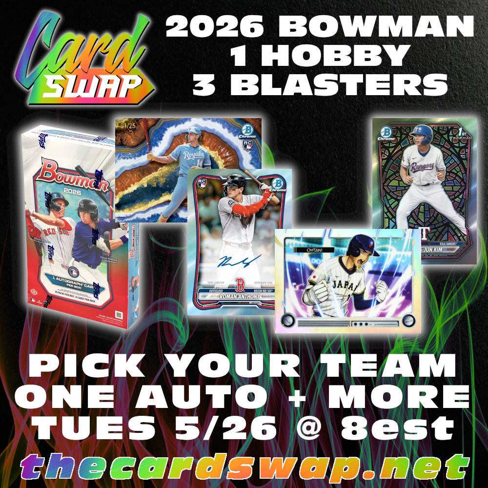 SwapTheCard's tweet photo. MARKDOWNS have begun! 7 teams left as of now...
Red Sox, A's, Blue Jays, Mariners and more

Live at 8est tonight - Thanks everyone!

https://t.co/ZbMzHC6nYX https://t.co/83i0szvNzq