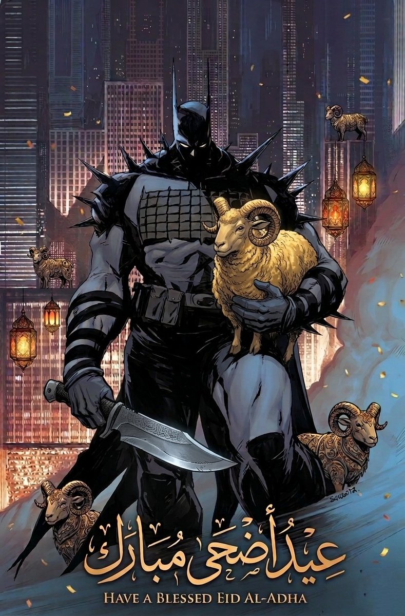 COMICVERSE_AR's tweet photo. أسرة كوميكس فيرس تتمنى لكم عيدا مباركا سعيدا . https://t.co/eMJQsEyeOG