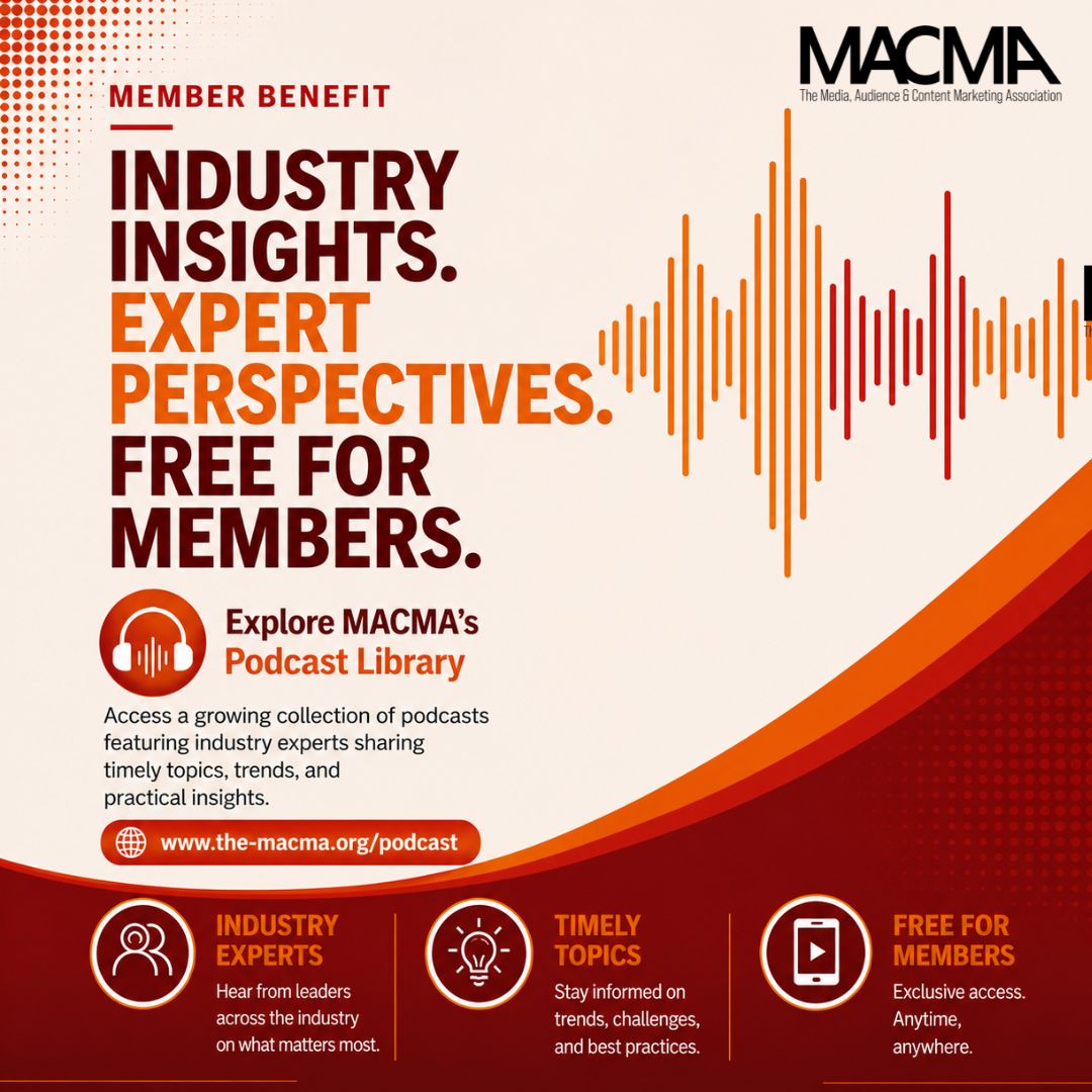 The_MACMA's tweet photo. Looking for fresh ideas, smarter strategies, and real conversations with industry leaders?
Whether you’re commuting, traveling, or between meetings, MACMA podcasts make it easy to stay informed and inspired — anytime, anywhere.
Explore the Podcast Library: https://t.co/9jz6ffQ32O https://t.co/rGFlJlQ2xk
