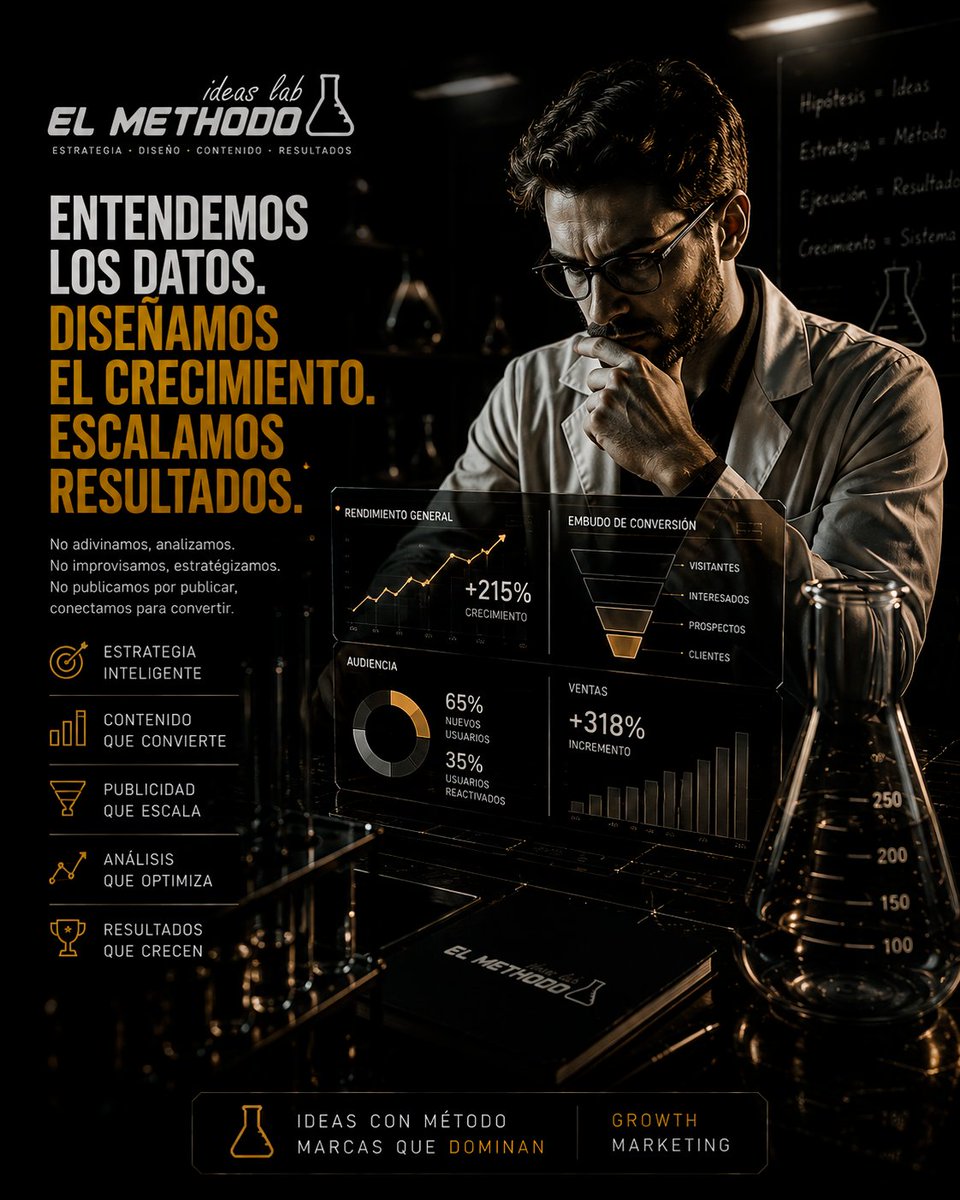 el_methodo's tweet photo. 🧬🔬 El Marketing no es magia; es ciencia y método. 🔬🧬

#ElMethodo #IdeasLab #DataDrivenMarketing #GrowthMarketing #EstrategiaDigital #ResultadosQueEscalan #MarcasQueDominan #MarketingCientífico #OptimizaciónDeVentas #BusinessGrowth #EmprendimientoDigital https://t.co/D4wskcSLJ5