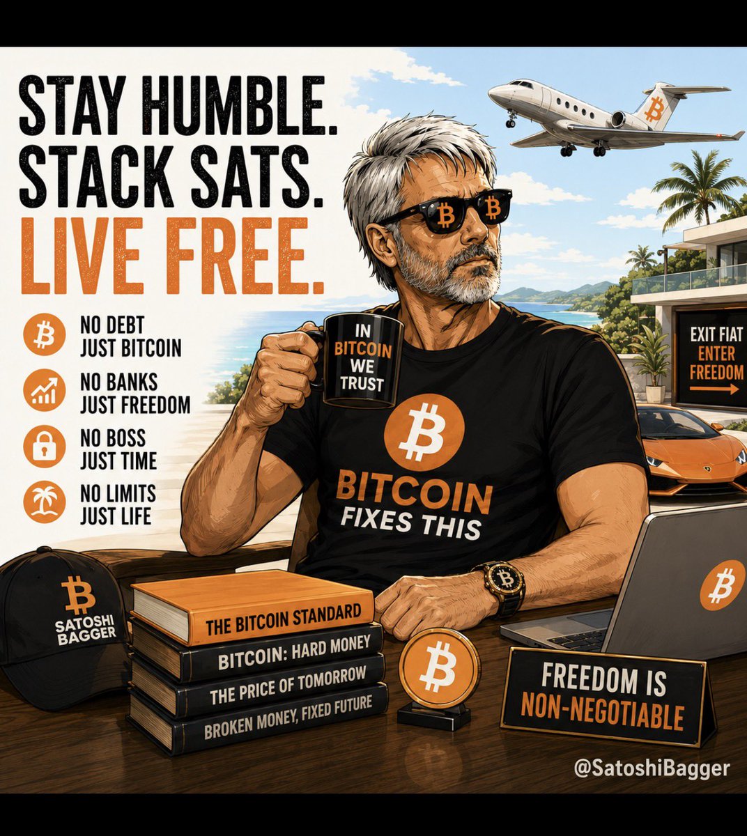 Satoshi Bagger tweet media