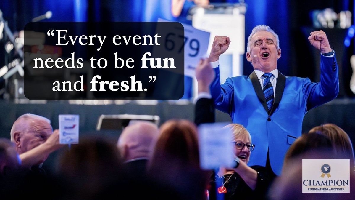 cfauctioneer's tweet photo. 🔥"Every event needs to fun and fresh!" 🔥

If you lead a not-for-profit and want to spend less time chasing money and more time doing your mission, we’d love to help! 👍🏻

Simply schedule your consultation on our website at: https://t.co/2btxQNqiY0 and we're off! https://t.co/BB5ksxfgmG