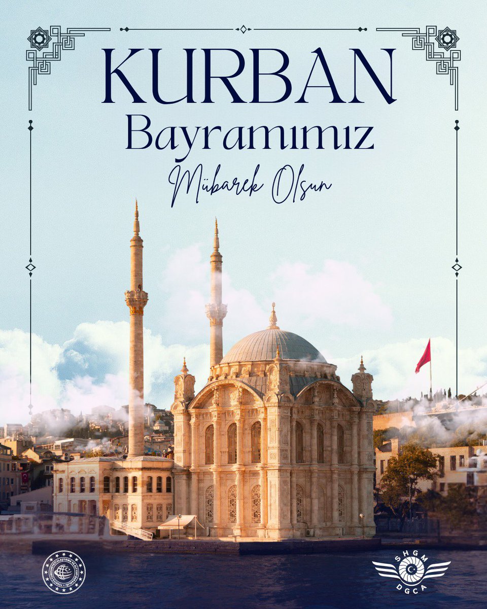 SHGM's tweet photo. Kurban Bayramımız Mübarek Olsun

#KurbanBayramı https://t.co/Svh12LUYhP