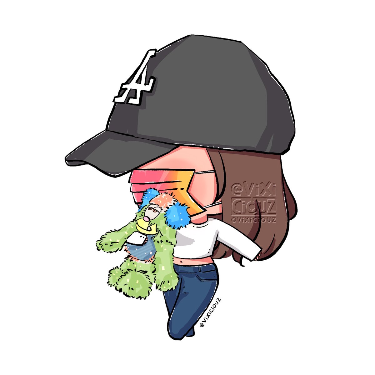 VIXICIOUZ's tweet photo. THE GIRL and her dolls https://t.co/AzRCQDiAEK