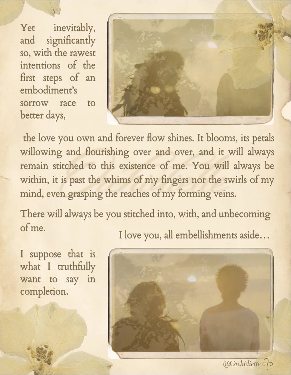 pencorner's tweet photo. I love you, all embellishments aside. I suppose that is what I truthfully want to say in completion. 
🖊️ Orchidiette https://t.co/qjyFdaIwPf