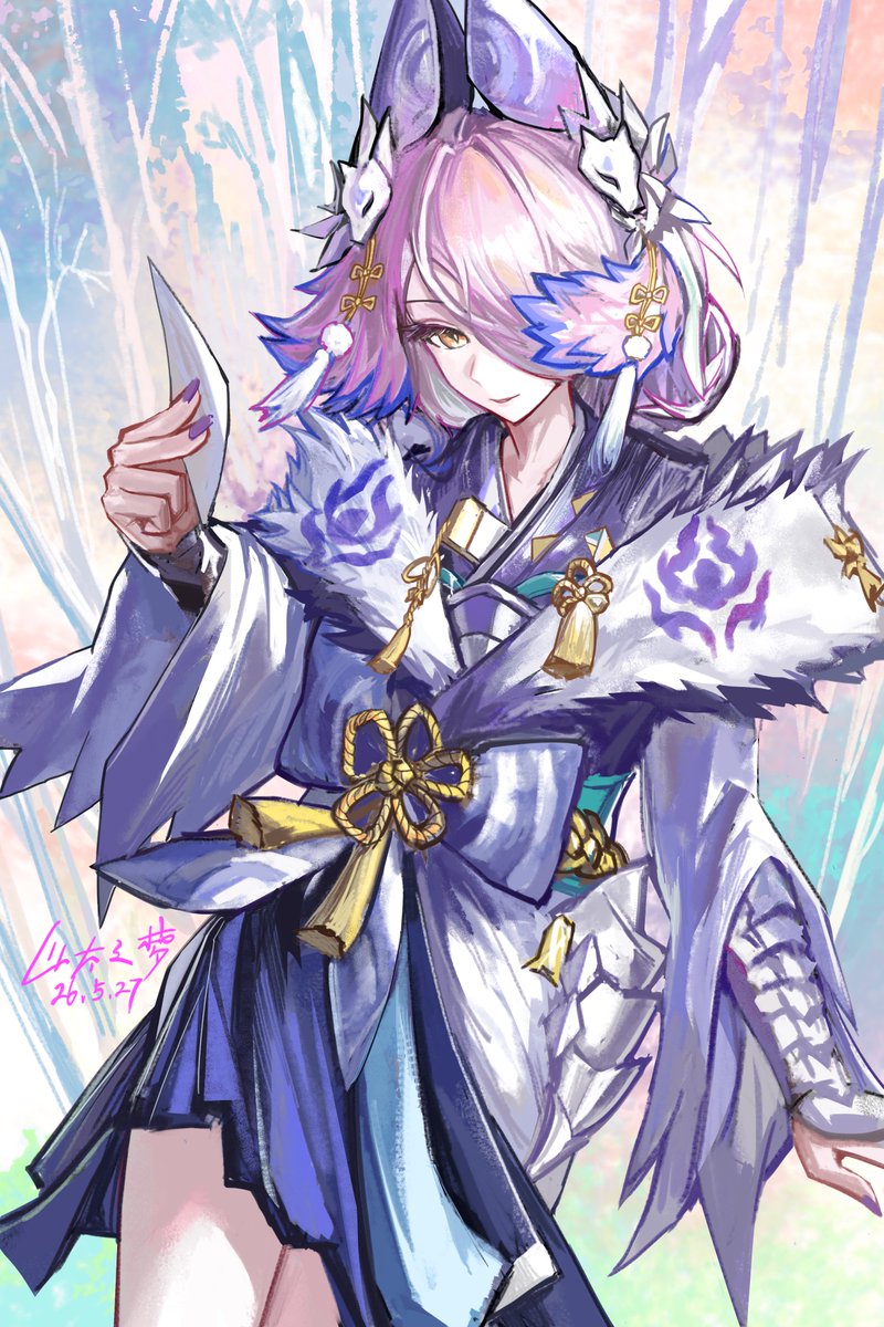 mayfly426's tweet photo. #アークナイツ #Arknights #オーキッド #モンハン #MH #タマミツネ
Day41 焰狐龙梓兰 Violet Mizutsune Orchid
也是没想到联动会是焰狐龙，太美丽了 https://t.co/rkBL4W54ku
