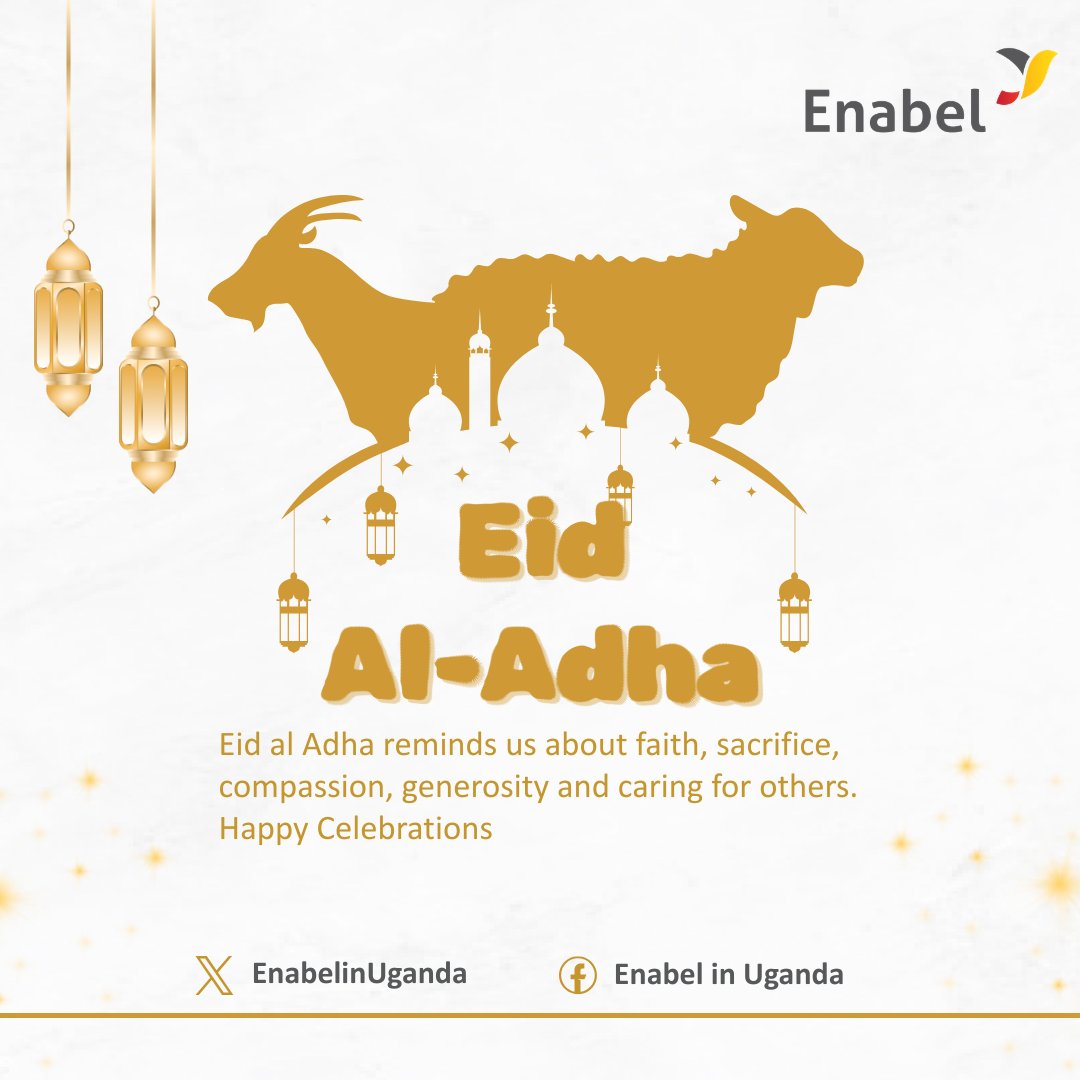 EnabelinUganda's tweet photo. Eid Mubarak! https://t.co/3Qk0Ekf2yk