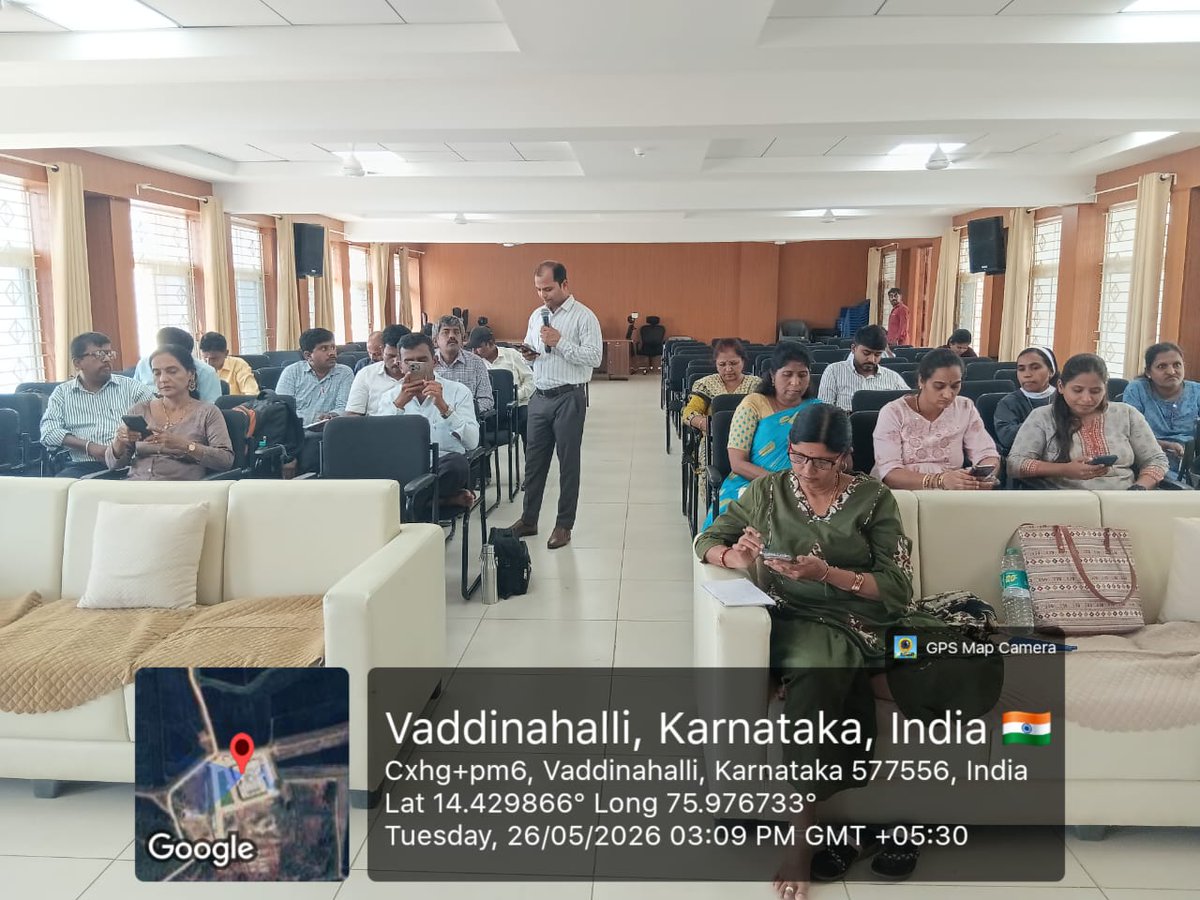 CRCDVG's tweet photo. CRC, Davangere (under NIEPID, DEPwD, MSJ&amp;E, GoI) completed the 2-day offline CRE program on “Workshop on Individualized Education Programme (IEP)” at CRC, Davanagere on 25th &amp; 26th May for 23 Professionals. Coordinated by Sh. Suresh Chandra Keshri. https://t.co/7uTbacc3Kb