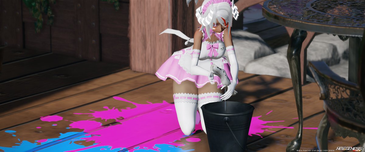 Yakhul88's tweet photo. Looks like maintenance paperwork got mixed up! So i had to clean the floor again! But since I did it quick, I got to strike a pose too!
#NGS #PSO2NGS #PSO2NGS_SS https://t.co/jtEB2qIcyU