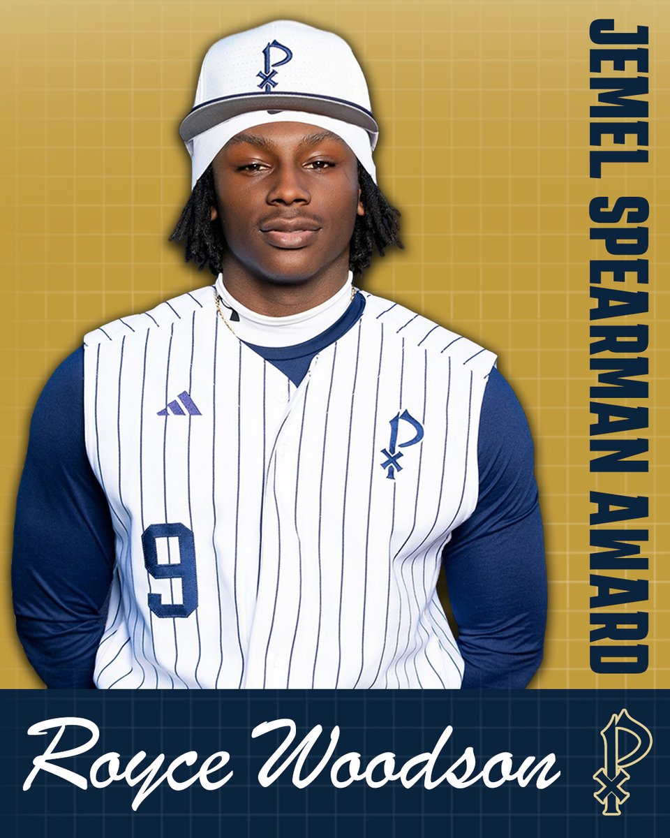 StPiusXBaseball's tweet photo. For leadership, integrity, and selflessness over 4 years on and off the field, Royce Woodson '26 is our Jemel Spearman Award winner. https://t.co/YAfBnIGdSP