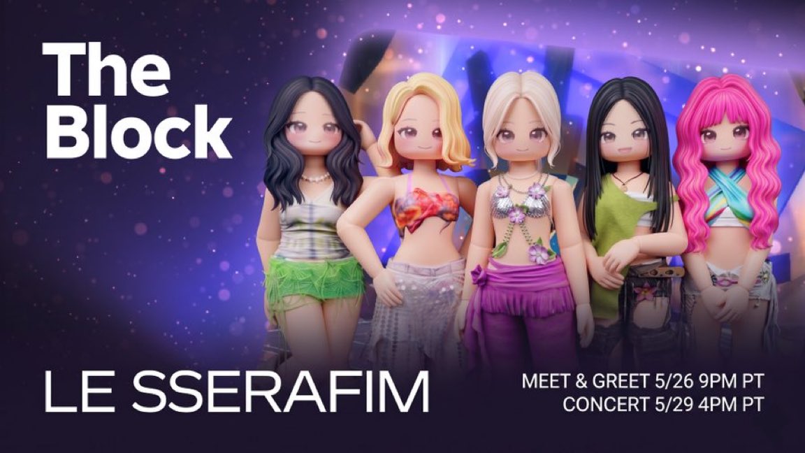 lsrfm_thailand's tweet photo. 🚨🚨���� โหลด @Roblox ด่วนค่ะ ฟิมมี่จะเข้ามา Meet&amp;Greet กับพิออน่าใน Map The Block  เวลา 11.00 น. วันนี้ !!!!! 🚨🚨🚨

📌 https://t.co/qJdEshJDHx

#LE_SSERAFIM https://t.co/Ep8z1krmOp