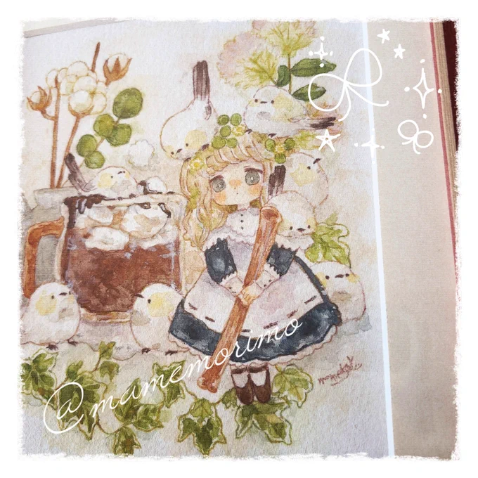 #あなたの癖を詰め込んだ最高の女性を見せてください お花や生き物を頭に乗せたくなる癖があるかもしれない