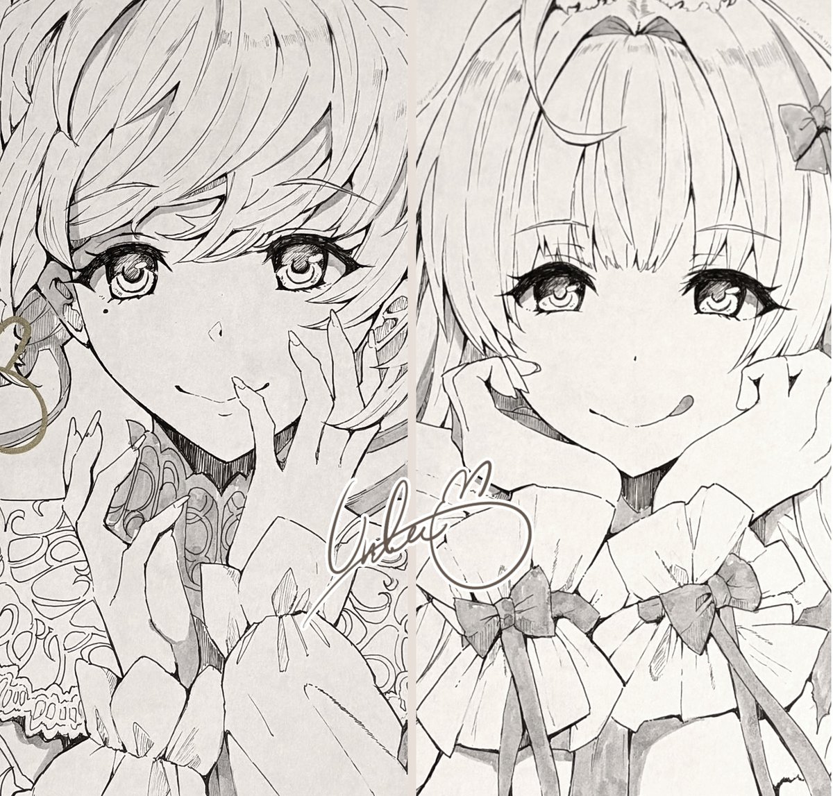 本日より開催される #イラストレーターの仕事展 2026   DRAWING FIELDにこちらの直筆色紙大を2点展示させていただきます。

お近くの方は全体イラストを実物で見てもらえると嬉しいです!   

色紙はオークション形式で販売されるのでご興味のある方は会場で詳細をご確認ください🌟 