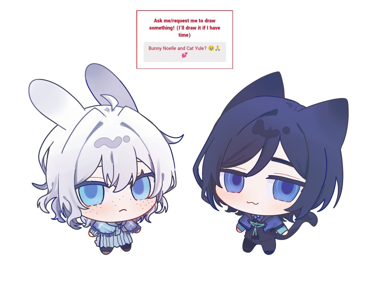 T_TO0RA's tweet photo. Noelle as bunny its actually cute ! https://t.co/ajF8MogOMB