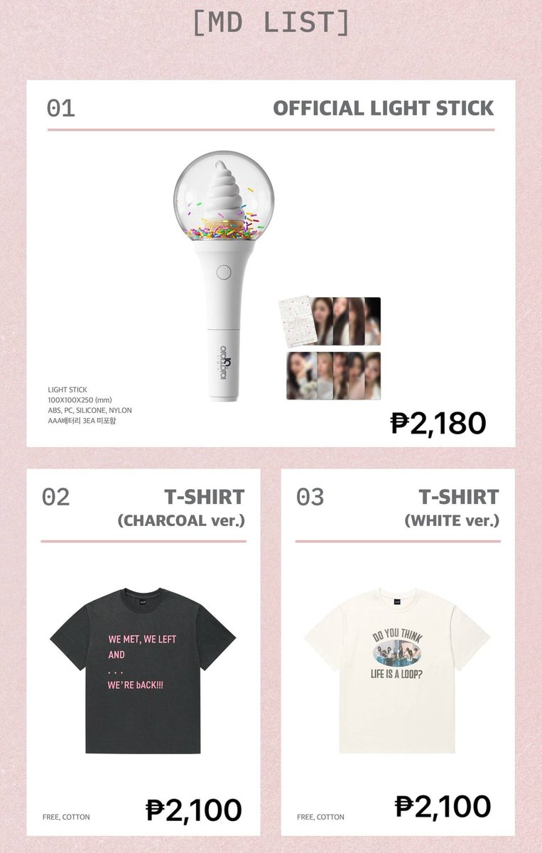 SeoulMagicPH's tweet photo. WTS LFB | PH GO | I.O.I Concert Tour: Loop Official MD 

Prices are all in except Local SF 

Every ₱3,200 = 1 Random IOI POB (From MnetPlusMerch) 

Under Normal ETA 

Deadline of Payments 
50% DP: June 7, 2026
Remaining Balance: June 20, 2026

Order link: https://t.co/Rn8vsffi1P https://t.co/l6LL5HgAwr