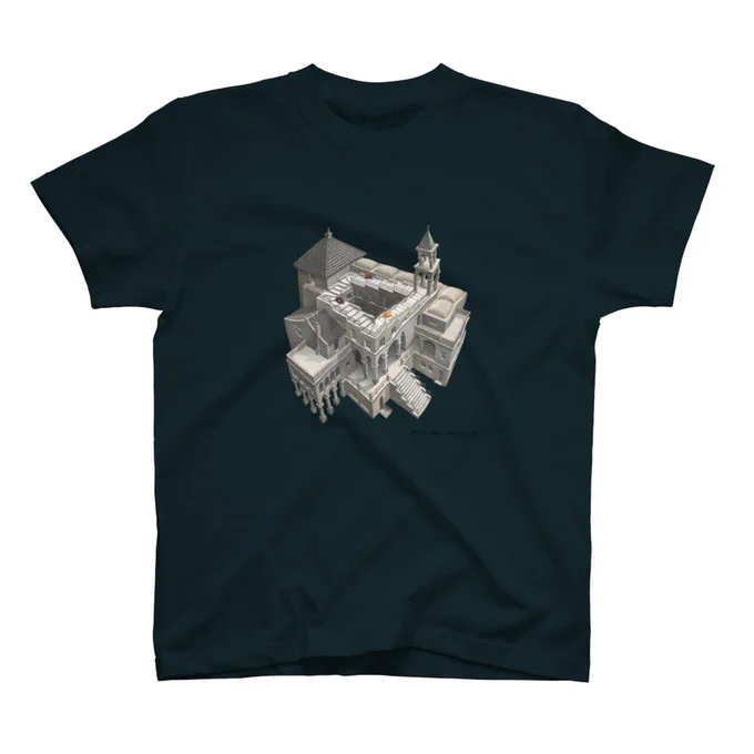 私がデザインフェスタの1日目に着ていたTシャツはsuzuriから購入できます。名画の引用ですが、一通り私自身で描き起こしてます◎