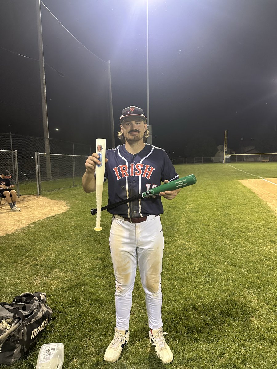 StockmensIrish's tweet photo. ☘️ dust off the cobwebs and win the season opener, 5-3. POG Log goes to big @Bpaulson34 for roping in a couple RBI’s. He hits singles too! 

Back at it Friday night 🍻 https://t.co/v328OD3gad