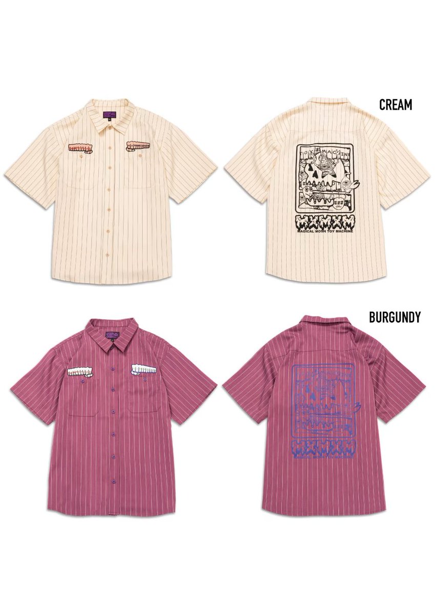 MxMxM_MUNCHIES's tweet photo. 【5月30日発売予定アイテム】

TOY MACHINE x MxMxM WORK SHIRT

TOY MACHINEのキャラクターたちを、 MxMxMドクロの中にぎゅっと詰め込んだ夢のコラボデザインを落とし込みました。
#mxmxm #マモミ #toymachine

👉 https://t.co/PLughxNxxS https://t.co/Z6nFohYMk9