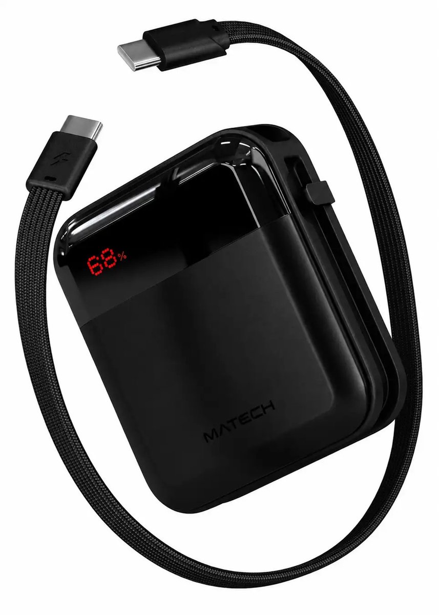 kcehccom's tweet photo. 【新商品】手のひらサイズで35W高出力。ケーブル一体型モバイルバッテリー「PowerMini 10000」が発売 https://t.co/BlqQaCrB3E #新商品 #Mac #MacBookAir #MATECH #USB https://t.co/ZT8PKqwiRu