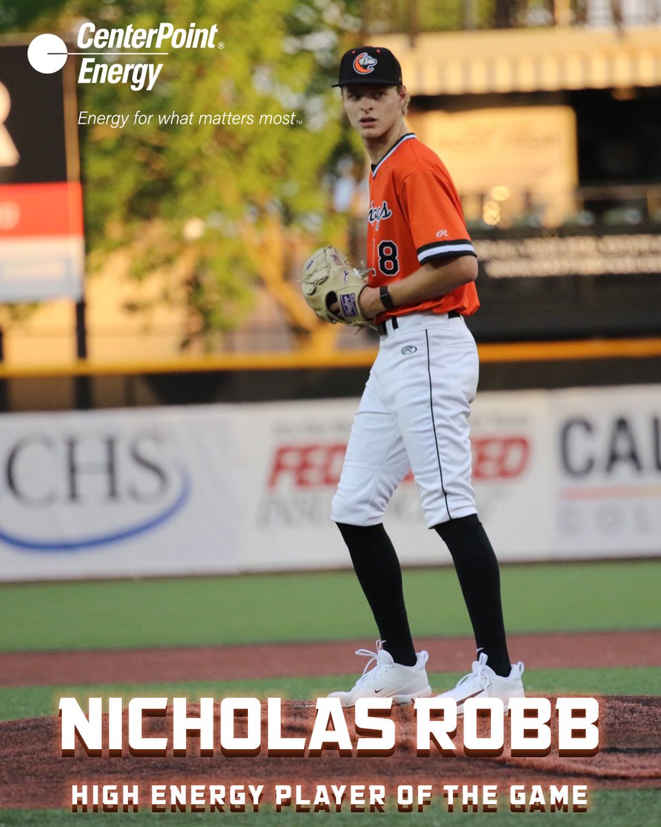 MankatoMoonDogs's tweet photo. Nicholas Robb pitched his way to Player of the Game for tonight's game against the Stingers! 🔥⚾

@CenterPoint

#GoDogs https://t.co/057wajvKZ1