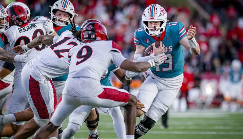 lenaweereider's tweet photo. BREAKING: James Laubstein is back. 

New Mexico’s 6-foot-3, 211-pound backup QB can return for another year after winning his NCAA appeal. Would set the Lobos up with six QBs this fall.

Story: https://t.co/FXmQdEg0bF

(📸 via @ABQJournal) https://t.co/5rCUVp9Pth