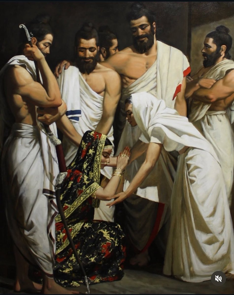 VishakhRanotra's tweet photo. Today I discovered that there is an Italian artist @GTomassettiArt who has been making large oil paintings inspired by the Mahabharata.

Stunning artwork!

I just ordered the book too. https://t.co/MktEmYSTV7