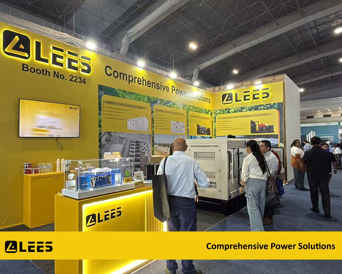 leesgenerator's tweet photo. Day 1 at Expo Electrica Internacional – that’s a wrap! 
⚙️ Booth 2234 | Expo Electrica Internacional
🗓️ May 26 – 28, 2026
✉️ Want to connect at the show? Reach out: lees@leespower.com
#ExpoElectricaInternacional #LEESPOWER #MexicoCity #Day1 #PowerGeneration #Booth2234 https://t.co/Av3NPoWapQ