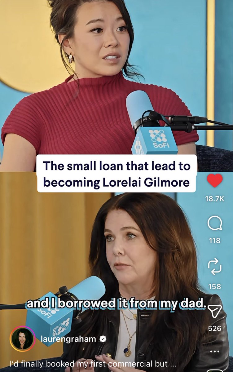 CurrentGilmore's tweet photo. Lauren Graham really is Lorelai Gilmore!!!! 🤯 https://t.co/1Mvcrg66Wo