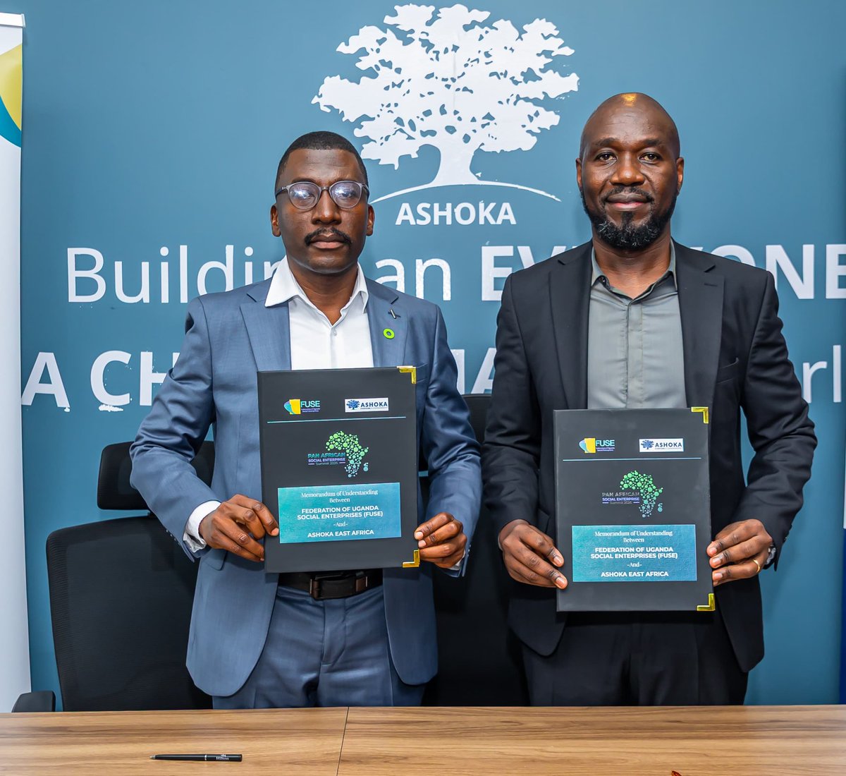 PSES2026's tweet photo. On Monday 25th May, 2026, FUSE signed an MoU with @ashokaea to officially partner on the PSES 2026.
We were also joined by other key players in the sector who brought energy &amp; ideas to the table during the event.

Huge thanks to the Ashoka Team for walking this journey with us! https://t.co/g5p2uDMTmN