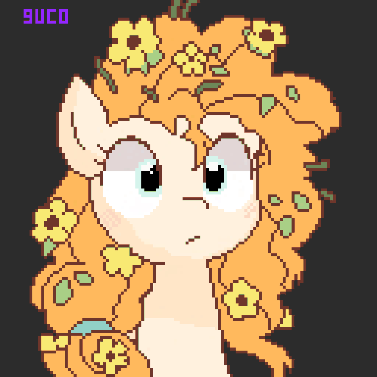 guco777577's tweet photo. Aquí un pixel art de la mamá de Applejack, Pear Butter
#mlp #mlpfanart https://t.co/8EmP067SHi