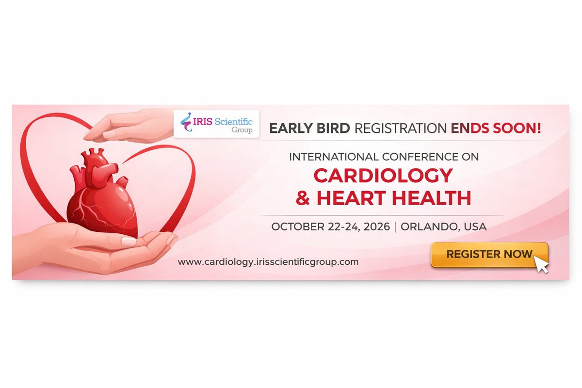 CardioSummits's tweet photo. 🚀 Don't Miss Your Chance to Join #CardioSummit2026!
International Conference on Cardiology &amp; Heart Health. 
📅 October 22–24, 2026
📍 Orlando, FL, USA | 🌐 Hybrid Event
🎟️ Register today and reserve your place!
🔗 https://t.co/lGrG8axDAj
#CardiologyConference #HeartHealth https://t.co/XLQTqb9LQt