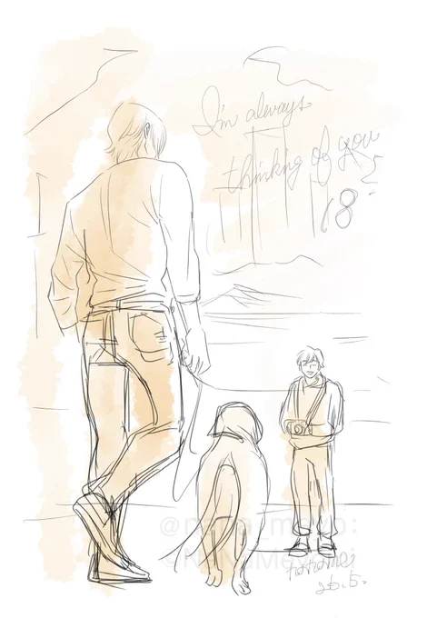 進捗だらけw

🌻I'm always thinking of you 18
(何度もやり直して💦描く描くサギ😭みたいになってた続き😭🌊🌊)
今回の新刊Part2は17話まで入っているので、イベント後に続き18を読んで頂けるよう🔥🔥🔥🔥🔥ガンバってます
もう一つは🌻『若様の子守り』

では仕事へ〜〜🏃 