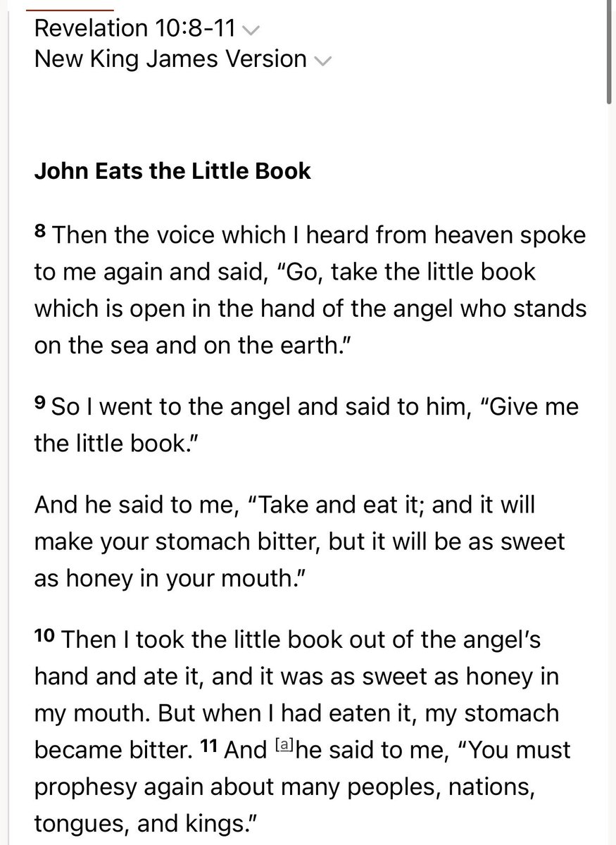 mitchell76480's tweet photo. @Xtopher_Uzo David, Jeremiah, Ezekiel, and John all “ate” the Word https://t.co/0uCK7W9nj7