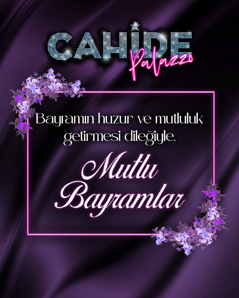 cahidepalazzo's tweet photo. Mutlu bayramlar…🌸 https://t.co/Y79gypCLq9
