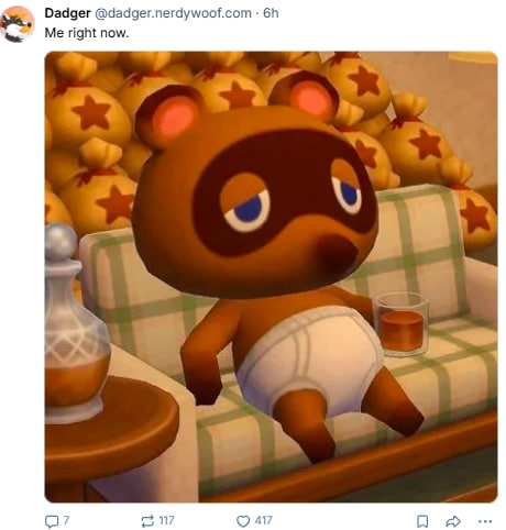 LexJaeger's tweet photo. Mood.

And yeah, literally me rn.  Rough day.
@PawsonRonnie https://t.co/16RGz3oloz