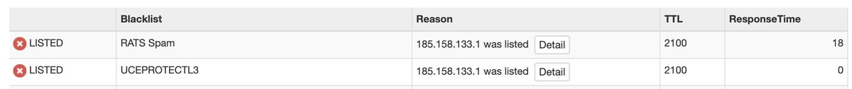 devonhennig's tweet photo. 🚨 @antonosika mayday! why are all custom domains on lovable getting slammed by email blacklists? Just checked 5 of my projects and they're all blacklisted on RATS Spam and UCEPROTECTL3. Not good.. https://t.co/KKqqGdTMa7