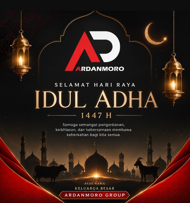 4re_Bee's tweet photo. Selamat Hari Raya Idul Adha 1447 H

Semoga semangat pengorbanan, keikhlasan, dan kebersamaan membawa keberkahan bagi kita semua.

Keluarga Besar Ardanmoro Group https://t.co/AKK46WKj0o