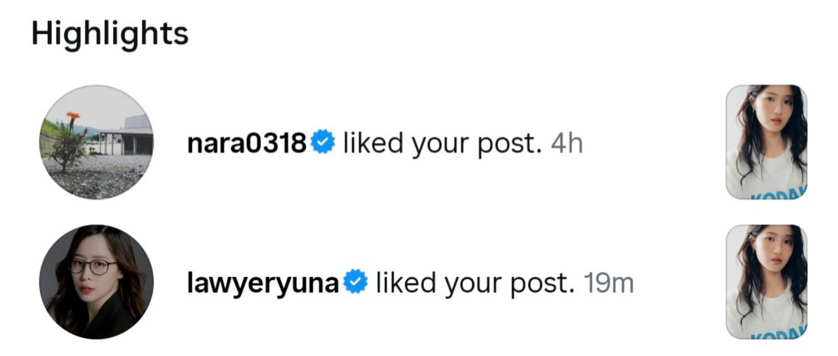 love_kimhyeyoon's tweet photo. actress jang nara and #goodpartner2 writer choi yuna liked my instagram post about kim hyeyoon x kodak 🥹

our lovely gp2 family!! 🫶🏻 https://t.co/aB0nsqJ0CJ