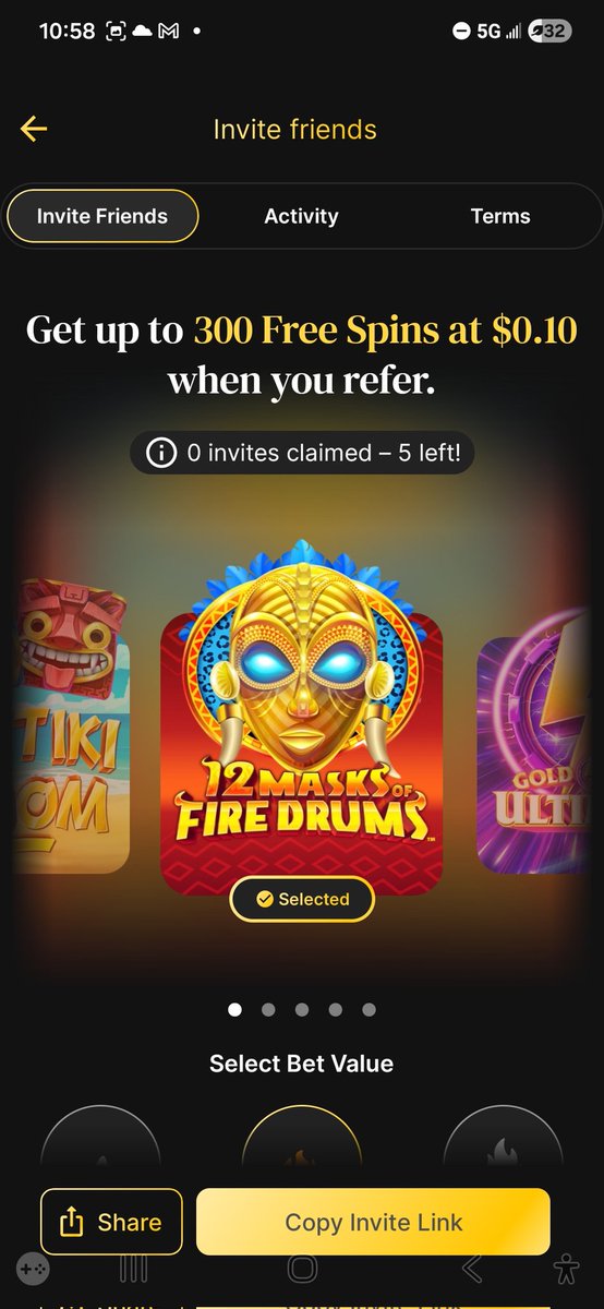 FenrisWulf91's tweet photo. Right now they’re offering:
Customizable referral 

promo bundles can be:Spins- 300@$0.10, 150@$0.20, 60@$0.50.

All games offered:

Gold Blitz Ultimate
Big Bass Bonanza 
12 Masks of Fire Drums
Tiki Tiki Boom Boom
AREA LINK Chilli.
#casinopromo
#Gambling𝕏 
#promotion
#referral https://t.co/GSP76tUWmU