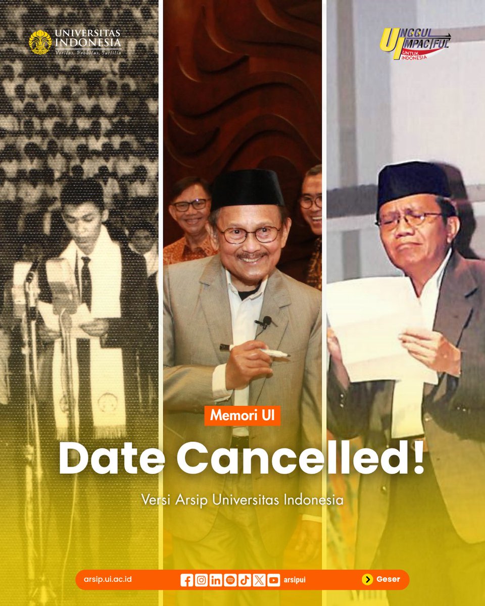 arsipui's tweet photo. "Date Cancelled"
Ngaku anak UI, tapi belum tahu sejarah panjang kampus sendiri.

Sebelum UI berpusat di Depok, beberapa fakultas Universitas Indonesia pernah berada di kota yang berbeda, mulai dari Jakarta, Bogor, hingga Bandung.

Di Bogor, Fakultas Pertanian serta Fakultas... https://t.co/wuP8xqKTWV